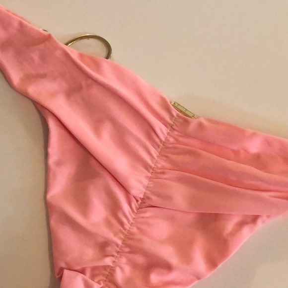 Beach Bunny Nadia Bikini Bottom Hearts Pink - Picture 3 of 8